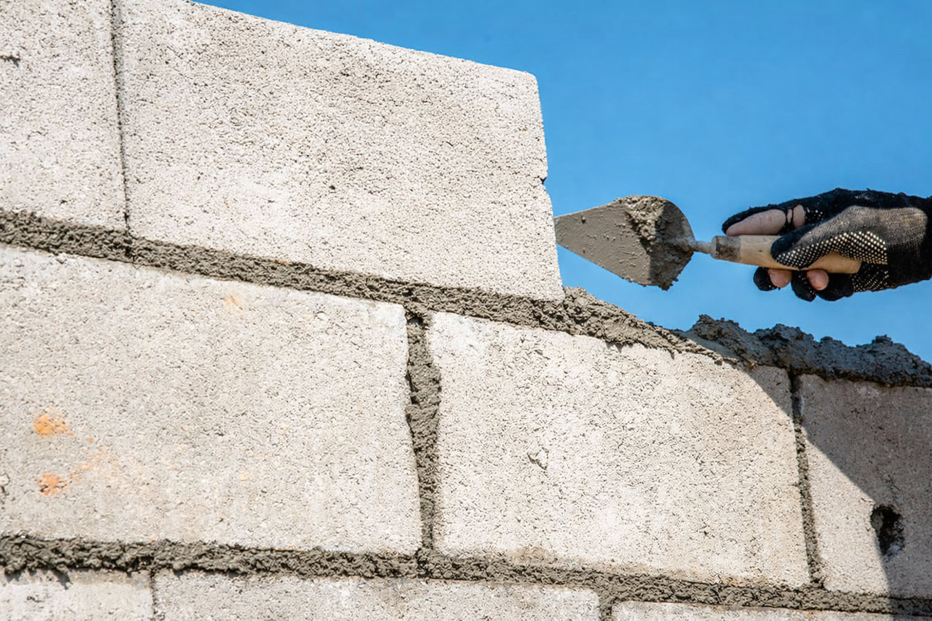 Foundation block wall installation in Anchorage, AK