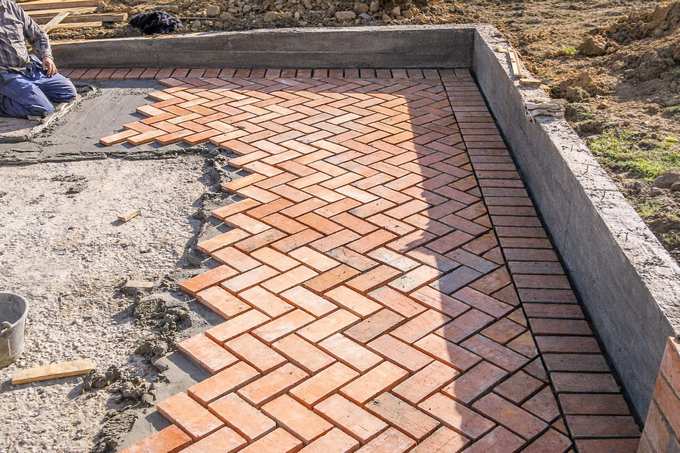 Walkway construction in Anchorage, AK